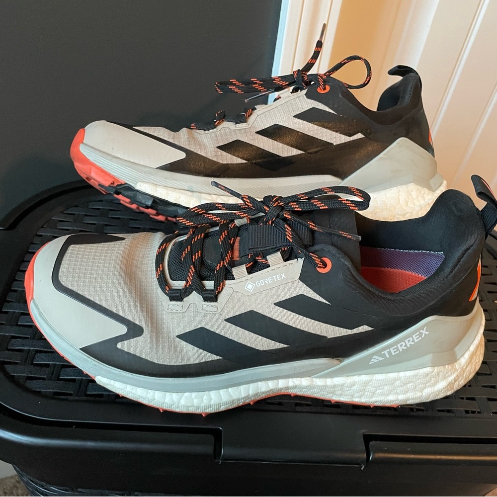 adidas Terrex Free Hiker 2 Low GORE-TEX Wonder Beige Orange Men's US 7.5 IG5459